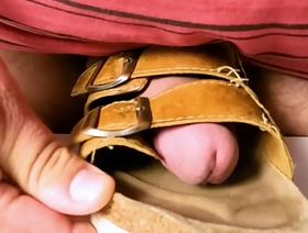 Fucking and cumming into old leather slippers asia gay boys porn