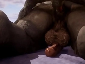 Djablo monta el jugoso culo de rhino en la playa nudista- Wild Life hunk gay porn japan