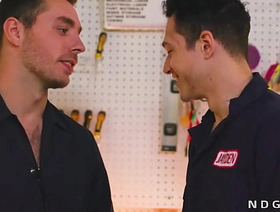 Gay colleagues anal fuck at service station chinese muscular gay porn